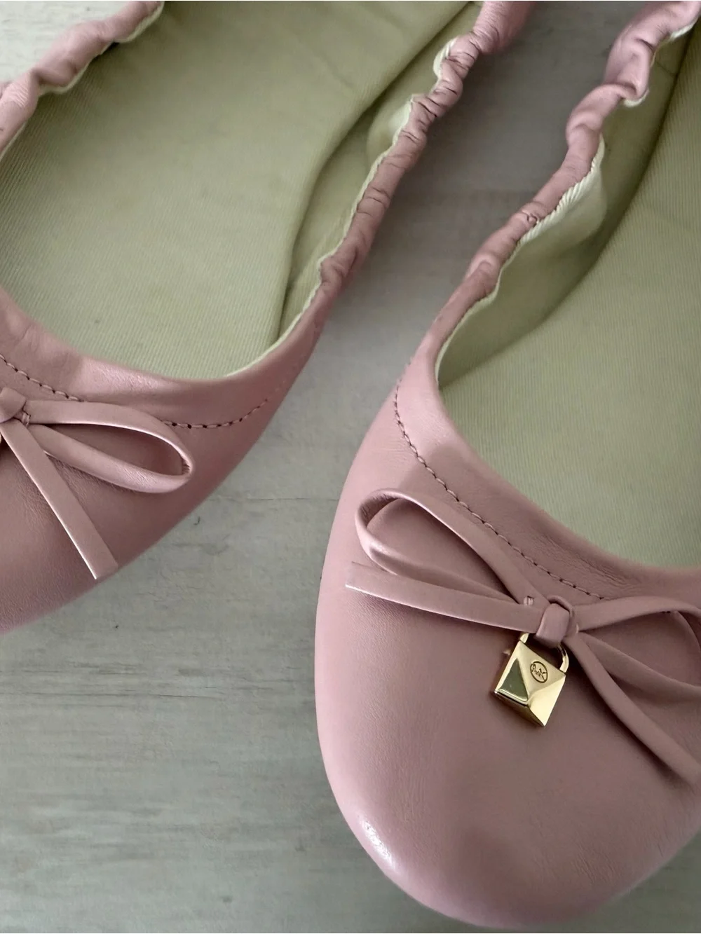 Michael Kors Juliet Ballet Flats Women’s Size 10M Blush Pink Lightweight NEW